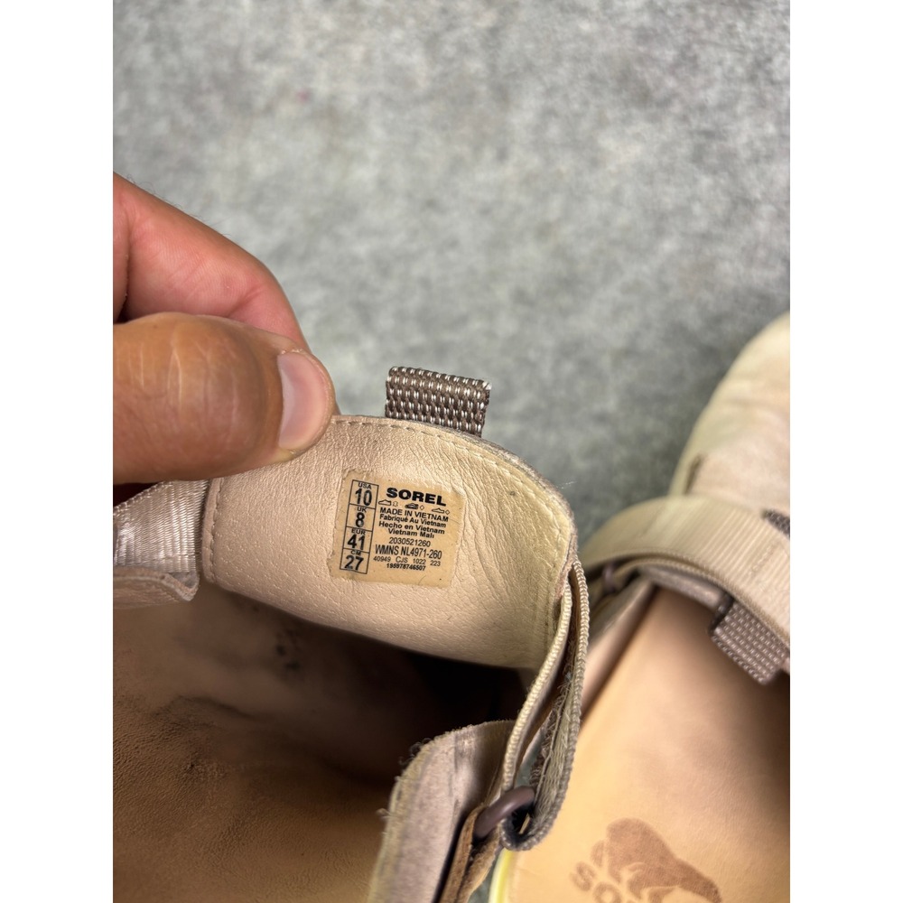 Sorel Ona Streetwear Clogs Womens Size 10 Tan Suede Adjustable Strap NL4971-260 - Picture 6 of 8